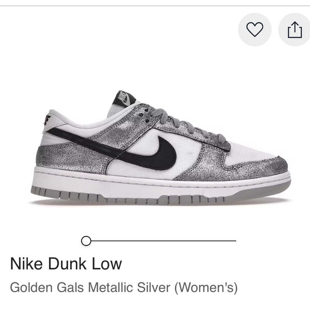 Nike Dunk Low - Golden Gals
Metallic Sliver (Women's) - Picture 12 of 12